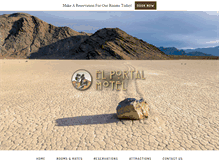 Tablet Screenshot of elportalmotel.com